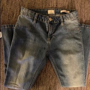 light wash denim jegging